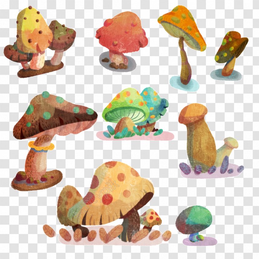 Forest Background - Organism - Fungus Toy Transparent PNG