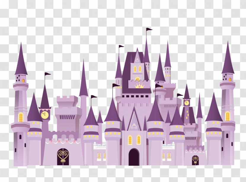 The Walt Disney Company Cartoon - Violet - Dream Castle Purple Transparent PNG