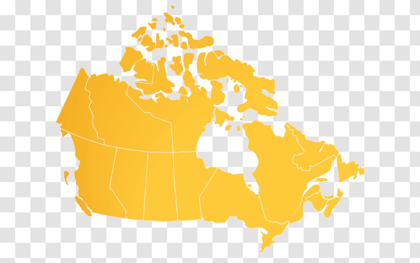 Flag Of Canada Map - Drawing Transparent PNG