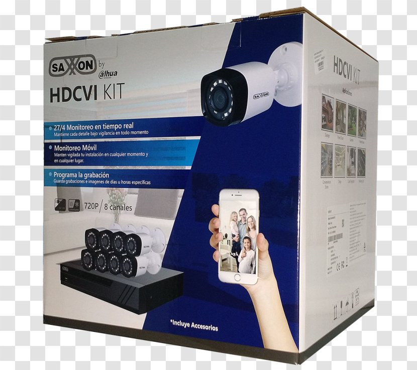 Closed-circuit Television Webcam Camera Digital Video Recorders Dahua Technology - Electronic Device - World Vision Kits Transparent PNG