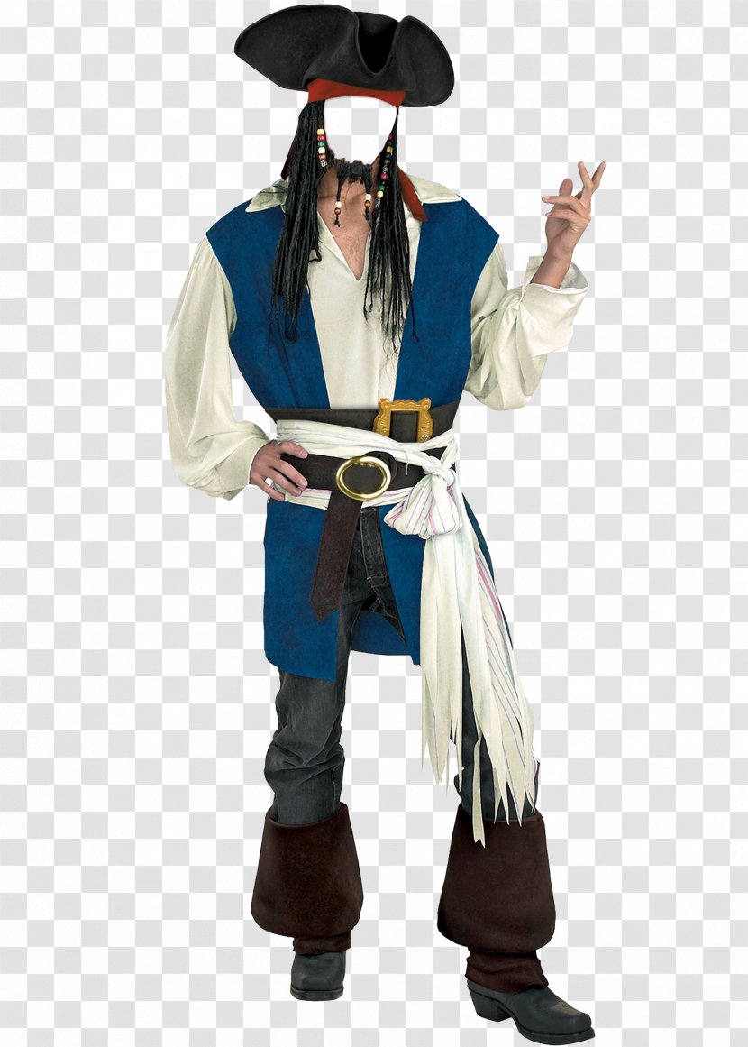 Jack Sparrow Halloween Costume Disguise Pirates Of The Caribbean - Suit Transparent PNG