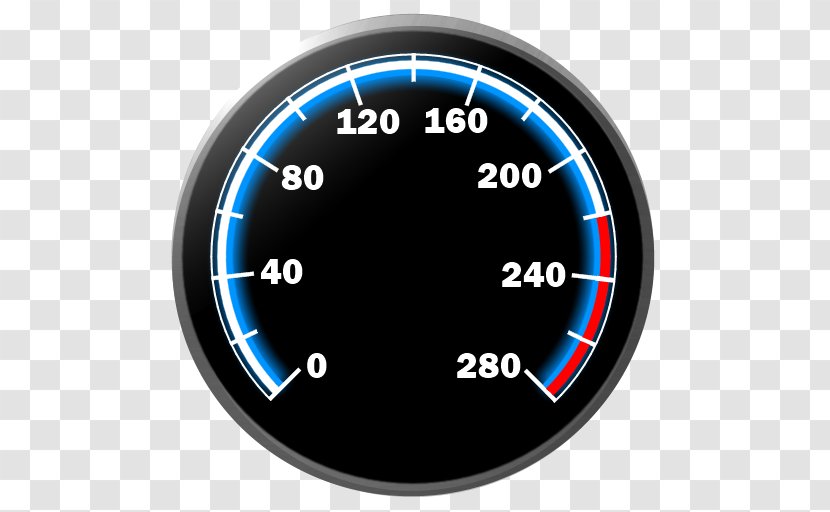 Thrilling Race Speedometer Android Video Game - Odometer Transparent PNG