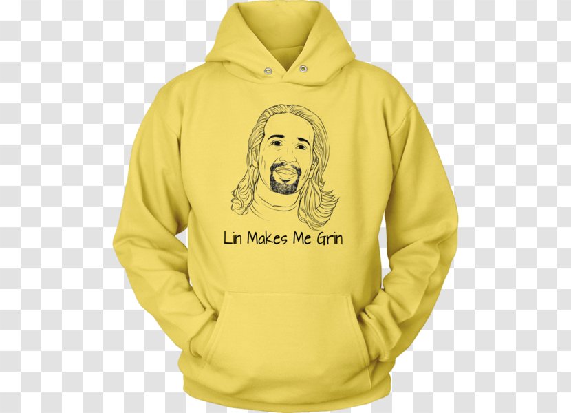T-shirt Hoodie Clothing Shirt Stud - Unisex - Yellow Off White Transparent PNG