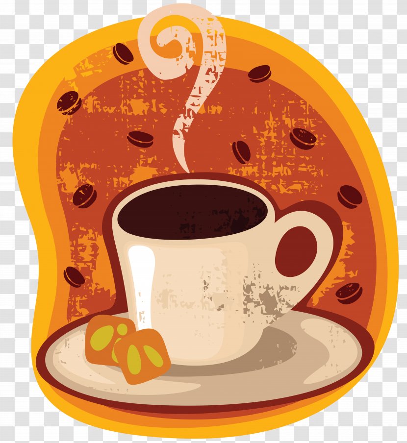 Coffee Cup Cafe Clip Art - Caffeine - Tea Time Transparent PNG