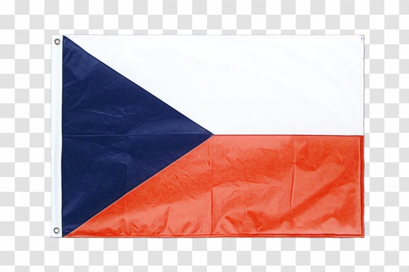 Flag Cartoon - Czechia - Red Paper Transparent PNG