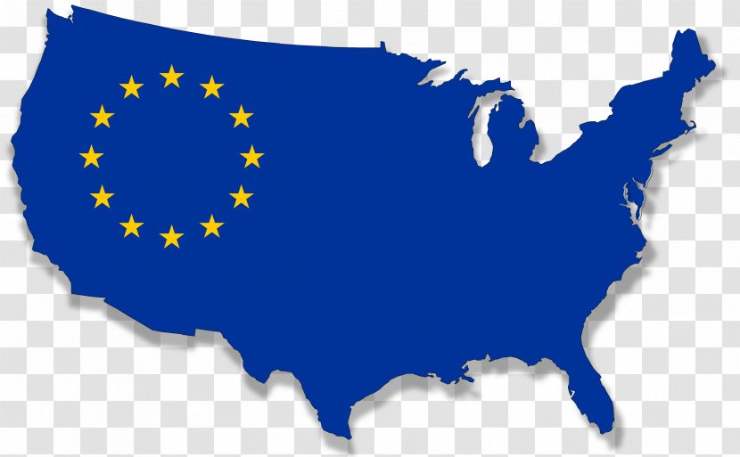 United States Vector Map - Geography - UK Flag Transparent PNG