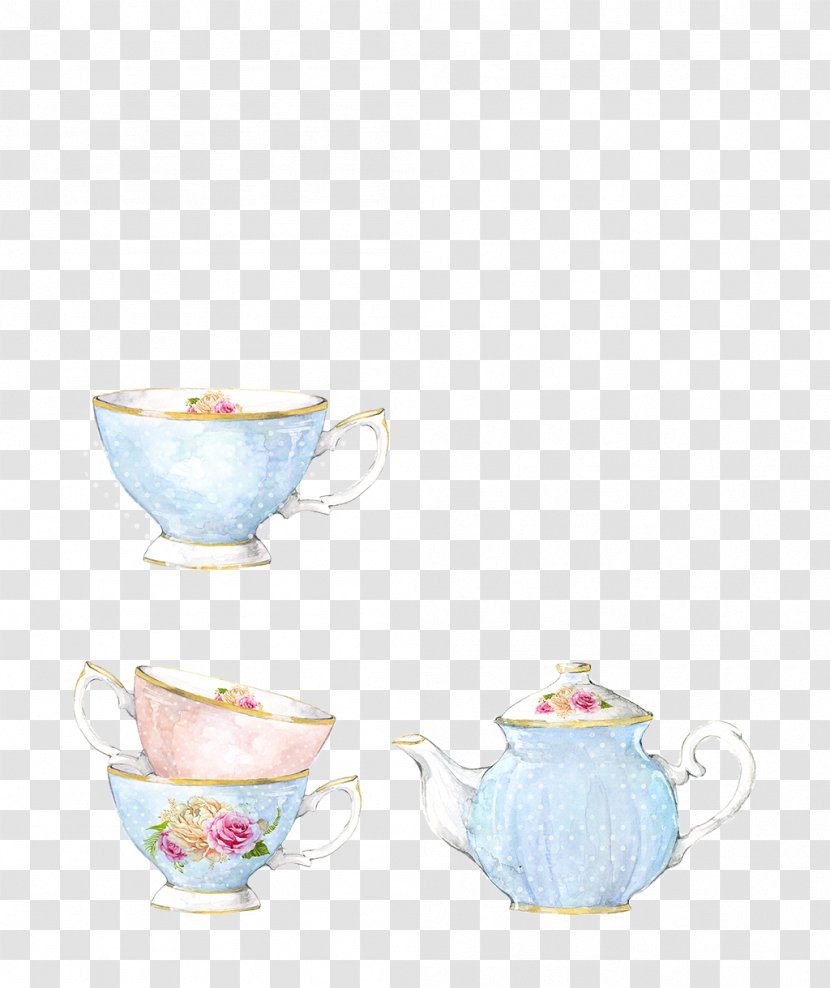 Watercolor Painting Teapot Clip Art - Tea - Tea,scented Tea,Retro Transparent PNG