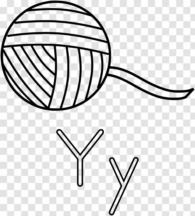 Coloring Book Yarn Wool Gomitolo Page - Area - YARN Transparent PNG