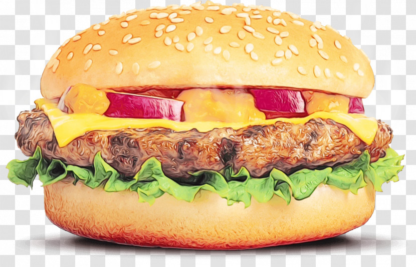 Cheeseburger Veggie Burger Burger Junk Food Whopper Transparent PNG