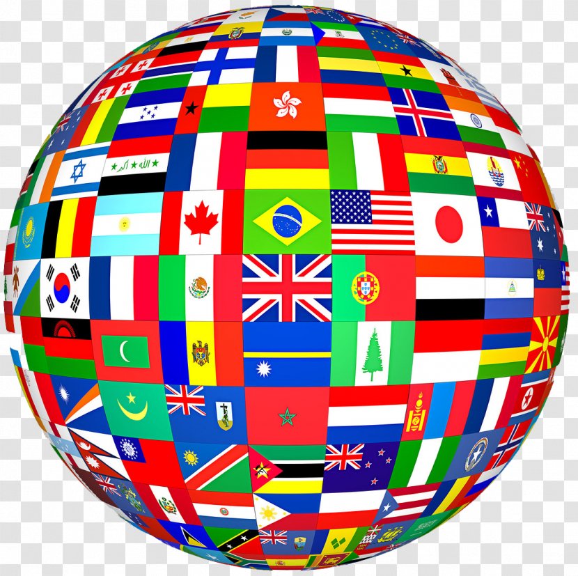 Flags Of The World Globe Flag - Country Transparent PNG