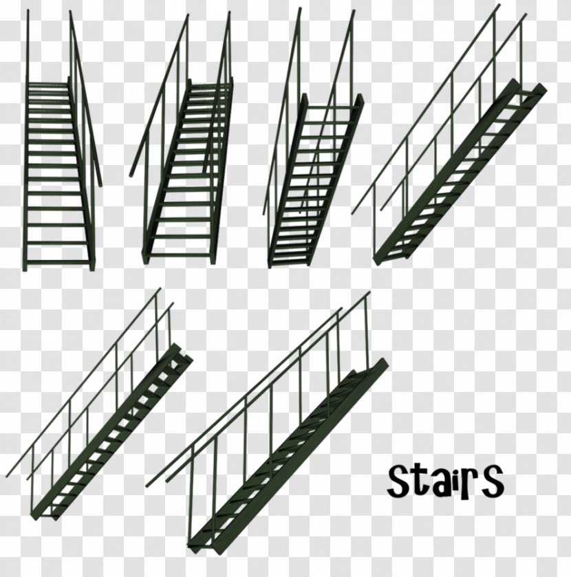 Stairs DeviantArt - Home Fencing Transparent PNG