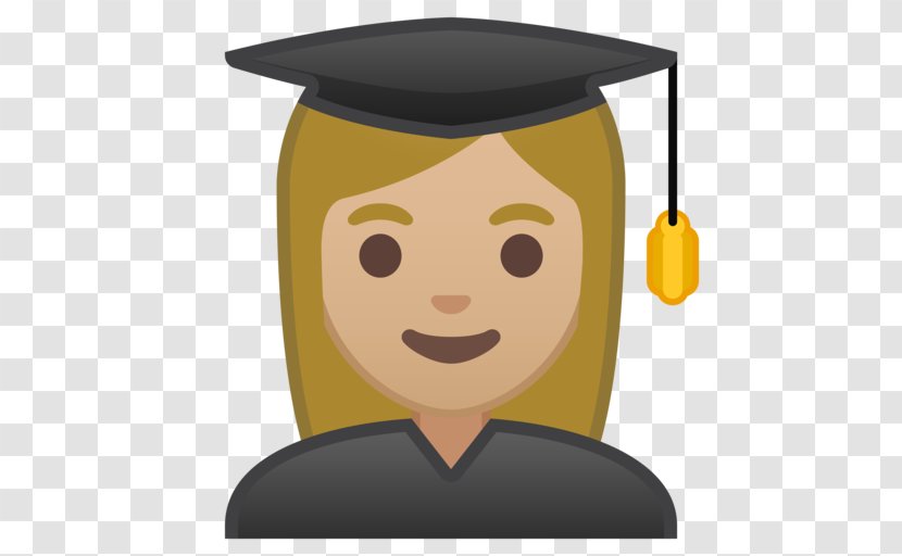 Emoji IPhone Graduation Ceremony - Noto Fonts Transparent PNG