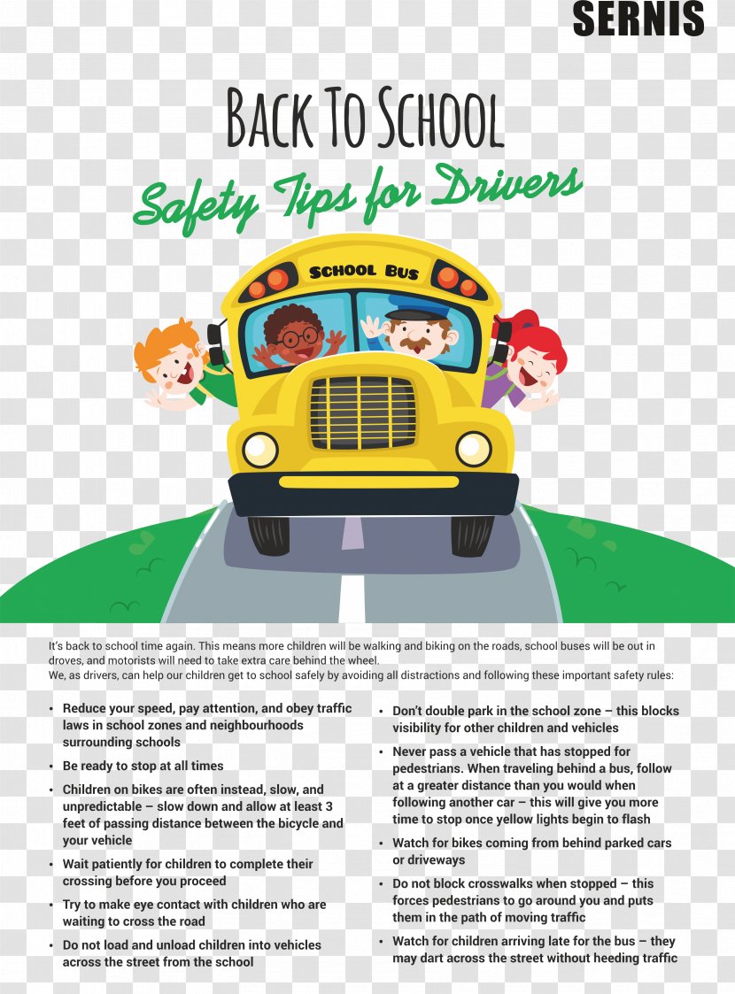 School Bus Safety Student Transparent PNG