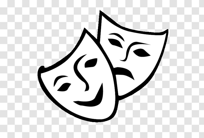 Theatre Drama Mask Comedy Clip Art - Face Transparent PNG