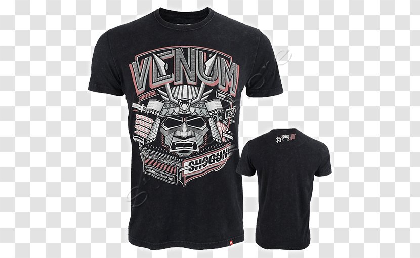 Long-sleeved T-shirt Venum Ultimate Fighting Championship Mixed Martial Arts - Top Transparent PNG