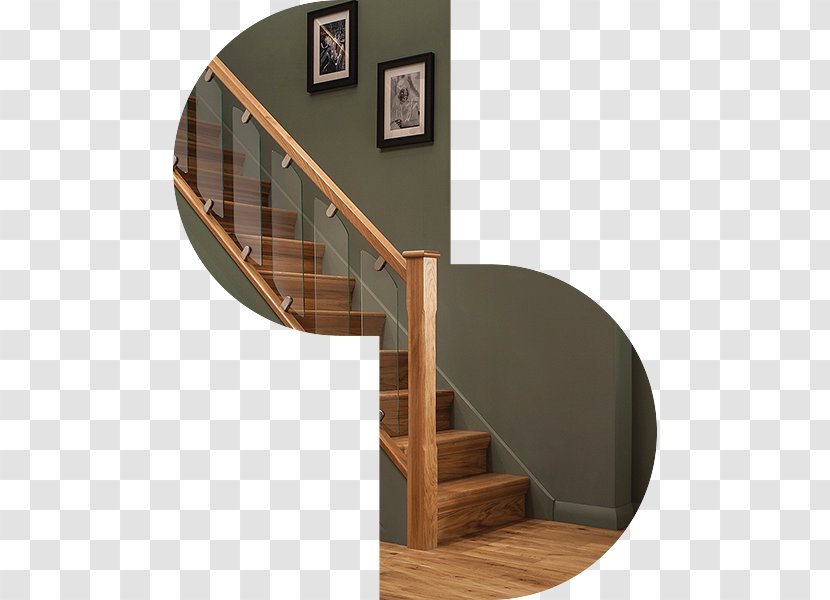 Staircases Wood Guard Rail Baluster Handrail - Silhouette - Amazing Open Staircase Transparent PNG