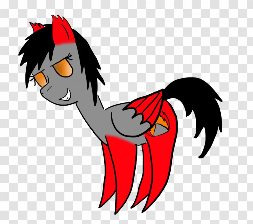 Rooster Horse Pony Chicken Bird - Tree - Burning Flowers Transparent PNG