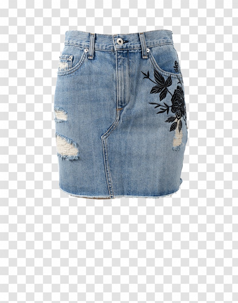 Denim Skirt Jeans Miniskirt - Grommet Transparent PNG