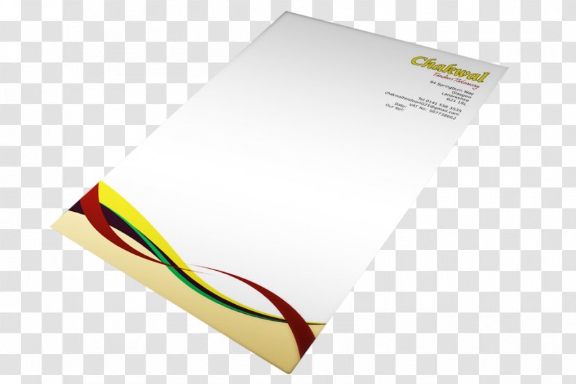 Paper Logo Product Design Font - Business Letter Head Transparent PNG