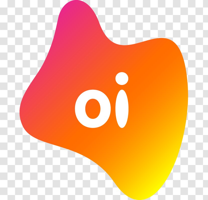 Logo Brazil Oi Company - Orange - Gradients Transparent PNG