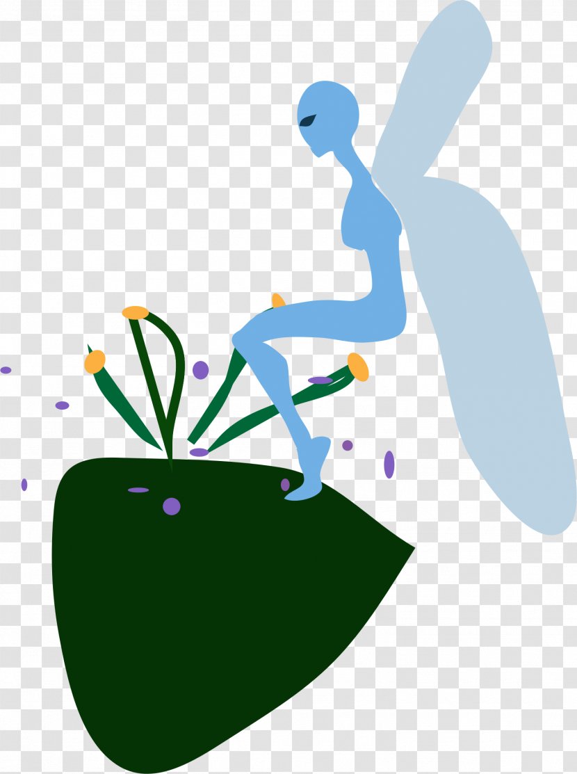 Clip Art - Cartoon - Fantasy Flowers Transparent PNG