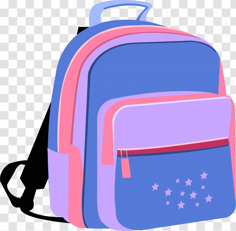 Backpack Bag Clip Art - Cartoon Transparent PNG
