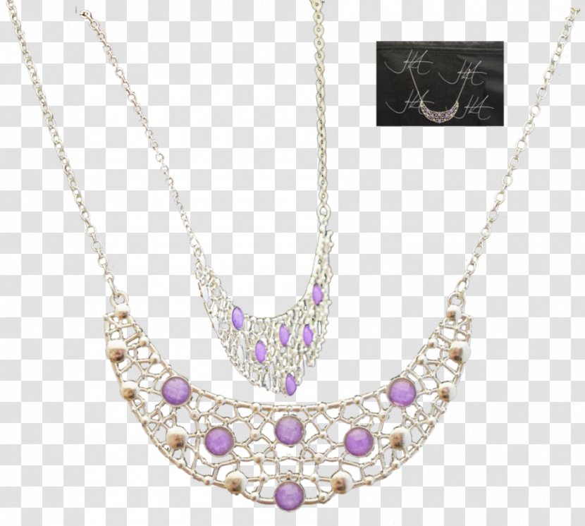 Necklace Earring Purple Gemstone Jewellery - Gem Silver Transparent PNG