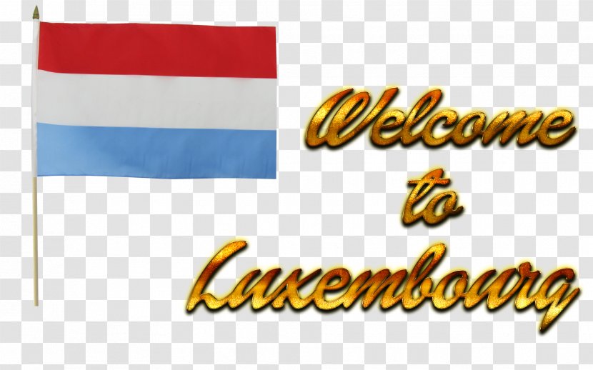 Flag Of Luxembourg Brand Font - Names Transparent PNG