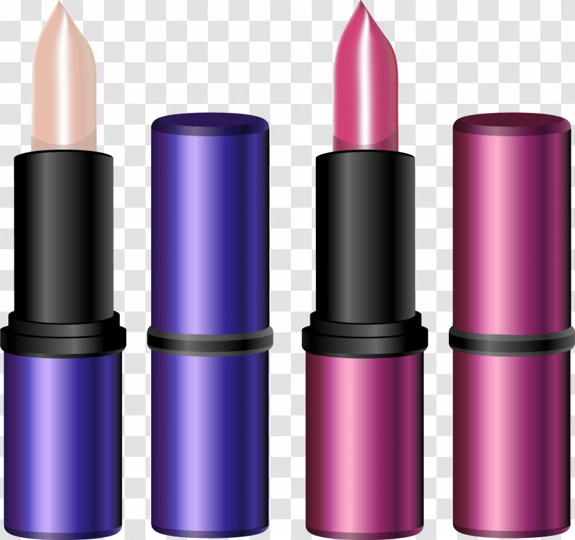 Lipstick Make-up Illustration - Vector Transparent PNG