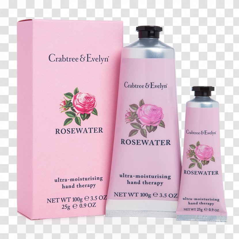 Lotion Crabtree & Evelyn Ultra-Moisturising Hand Therapy Moisturizer Cream - Centifolia Rose Transparent PNG