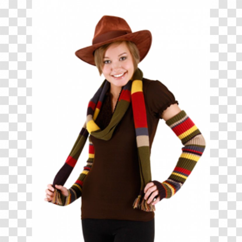 Fourth Doctor Who TARDIS Scarf - Gallifrey - Dr. Hat Transparent PNG