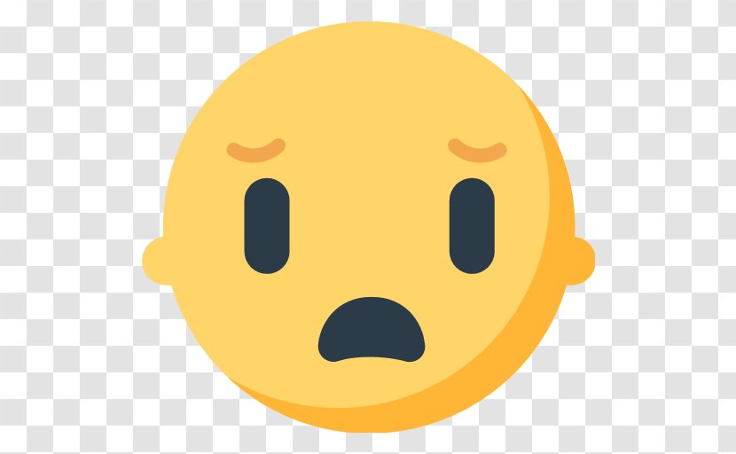 Smiley Emoji Frown Emoticon - Head - Frowning Transparent PNG