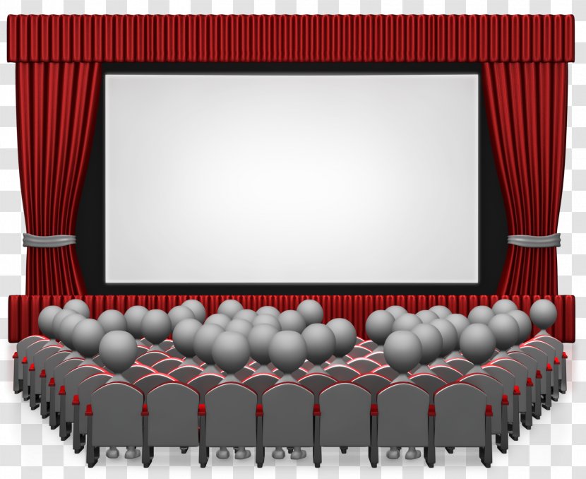 Cinema Clip Art Film Image Openclipart - Theater Curtains Transparent PNG