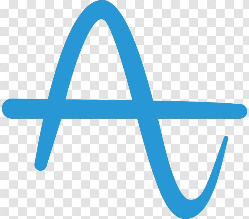 Pentagram Amplitude Symbol - Blue - Sacred Geometry Transparent PNG