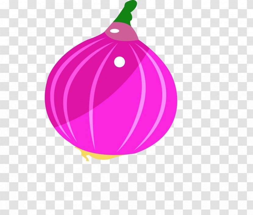 Christmas Ornament Circle Fruit Pattern - Purple Simple Hand-painted Card Ventilation Onion Material Transparent PNG