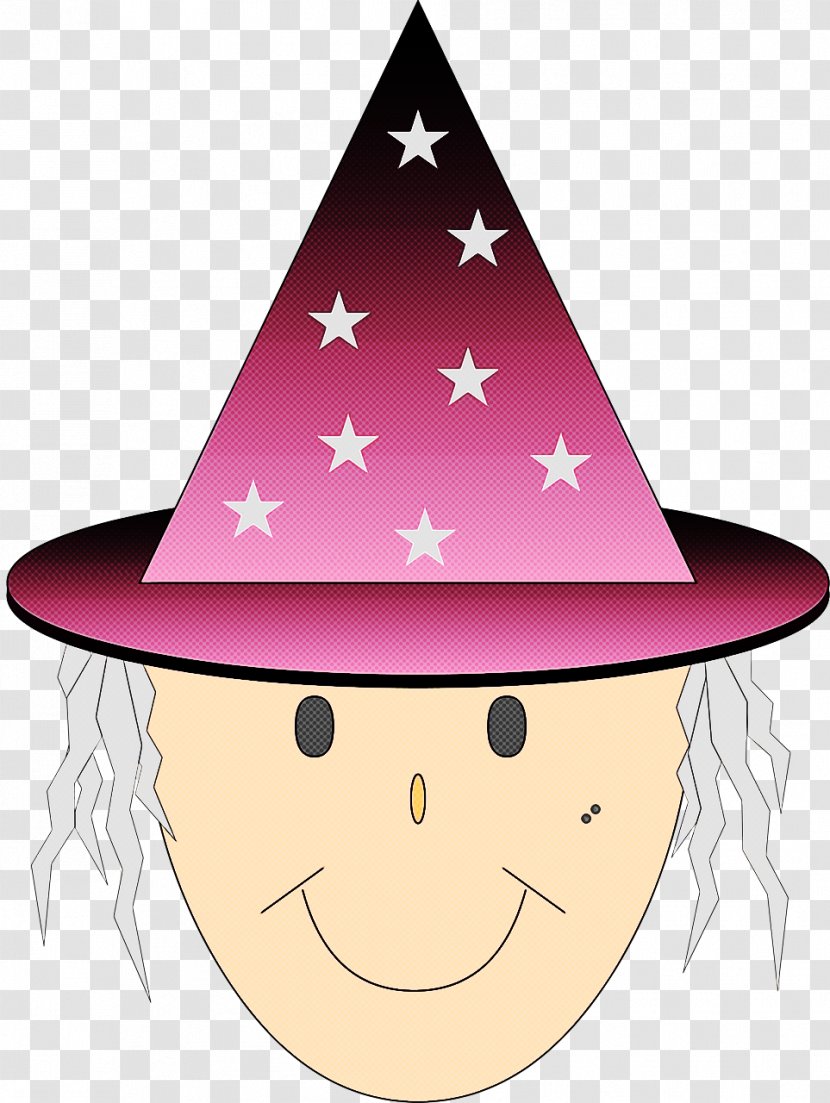 Party Hat - Witch - Smile Transparent PNG