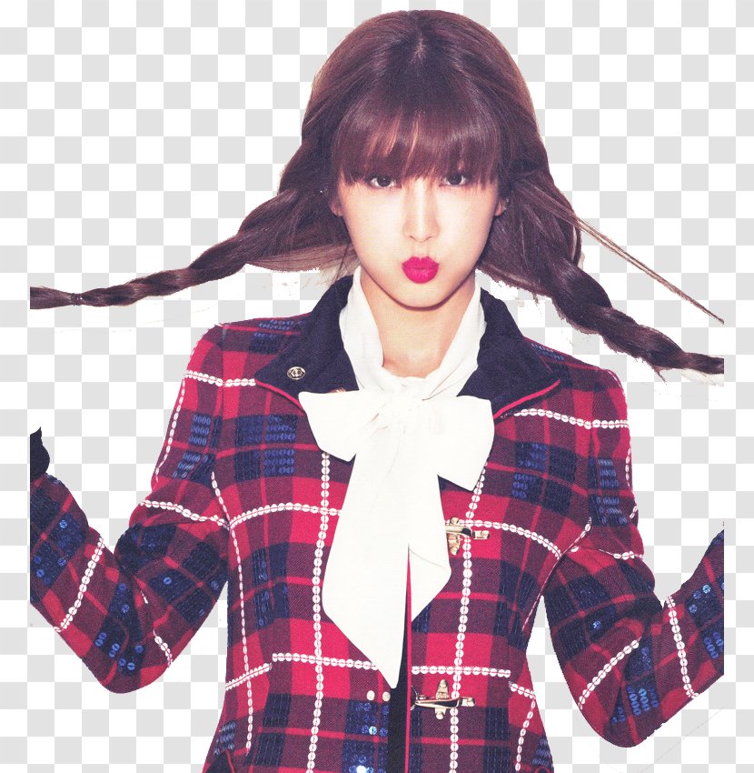 Park Cho-rong Apink Pink Blossom Mr. Chu (On Stage) - Plaid - Nonono Chorong Transparent PNG