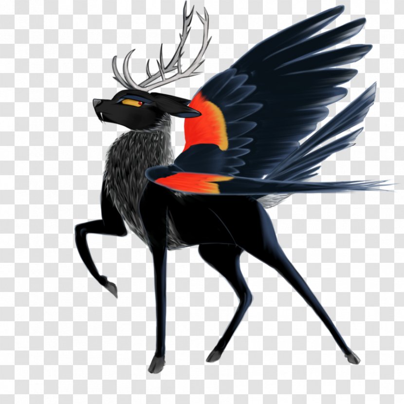 Peryton Deer DeviantArt Drawing - Bird - Musk Transparent PNG