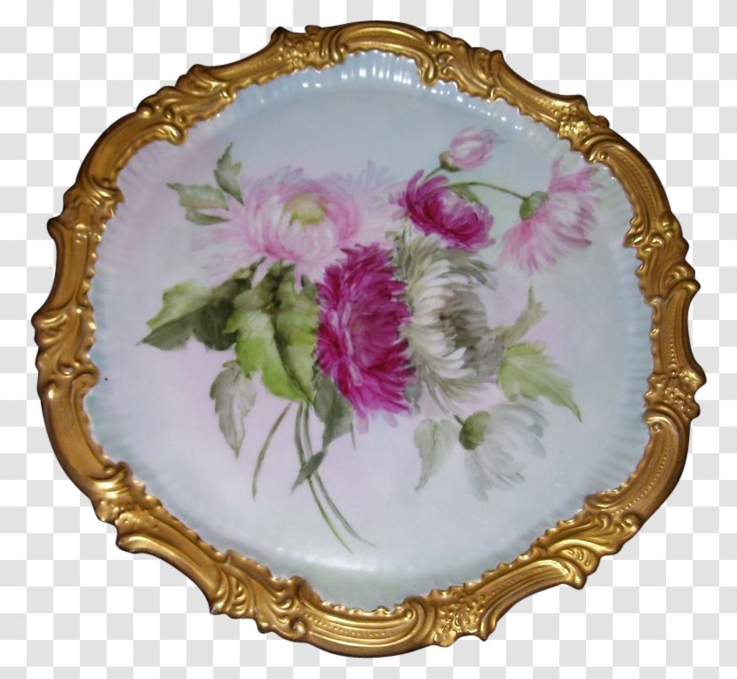 Floral Design Porcelain Flower - Dishware Transparent PNG