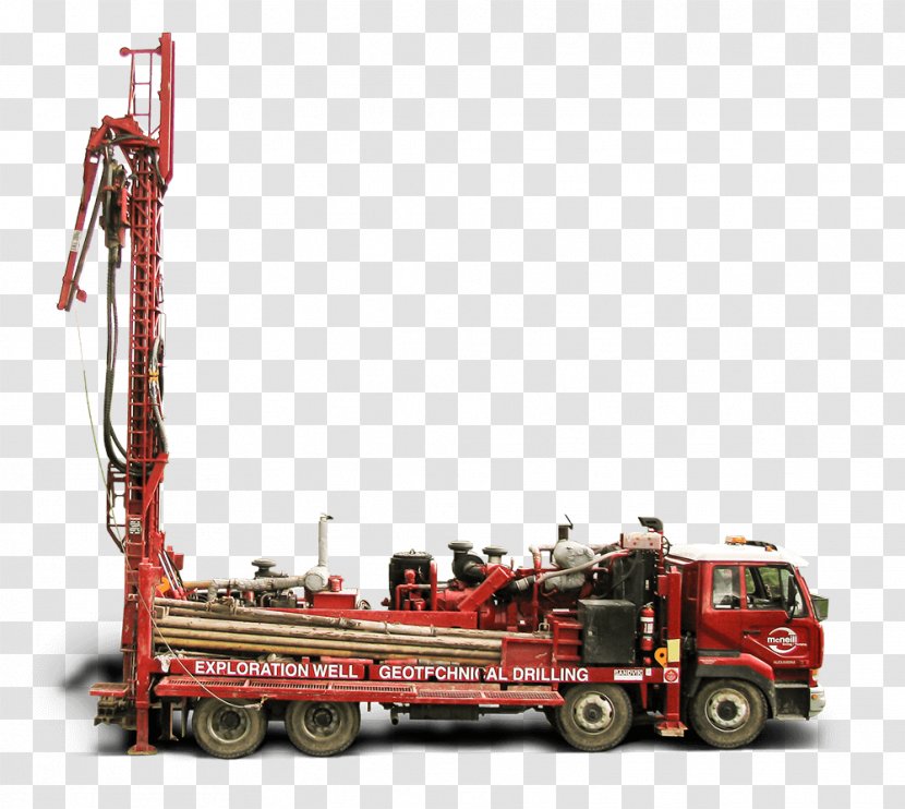 Drilling Down-the-hole Drill Augers Mining Machine - Transport - Geotech Rig Transparent PNG