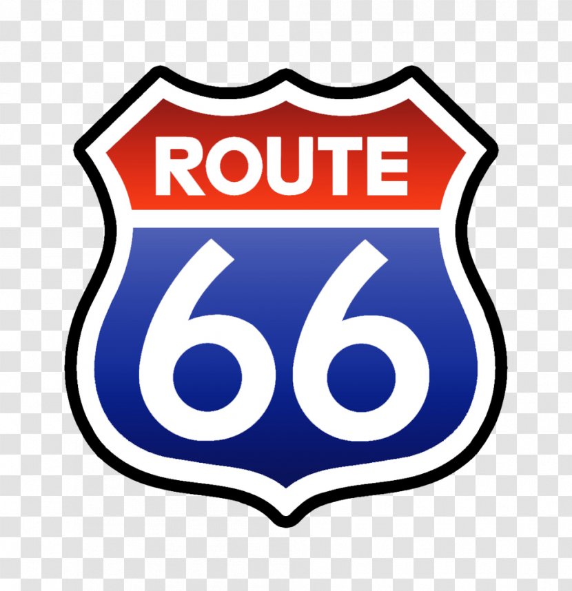 U.S. Route 66 In Illinois US Numbered Highways Road - Logo Transparent PNG