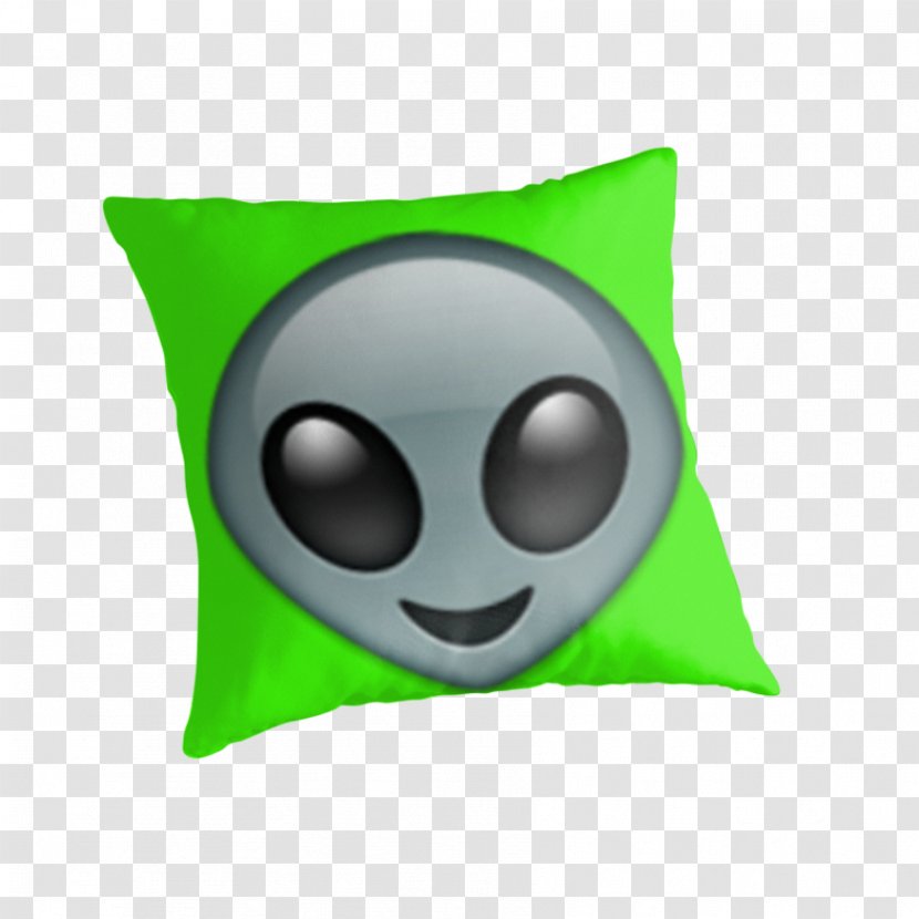 Smiley Cushion Throw Pillows Green Font Transparent PNG