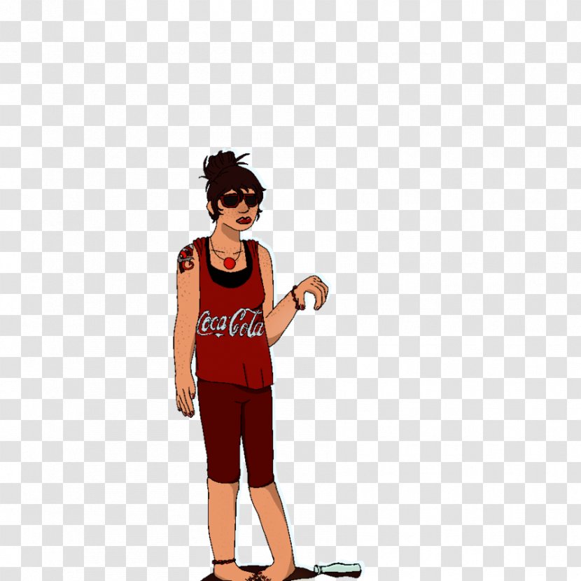 T-shirt Shoe Finger Cartoon - Neck Transparent PNG