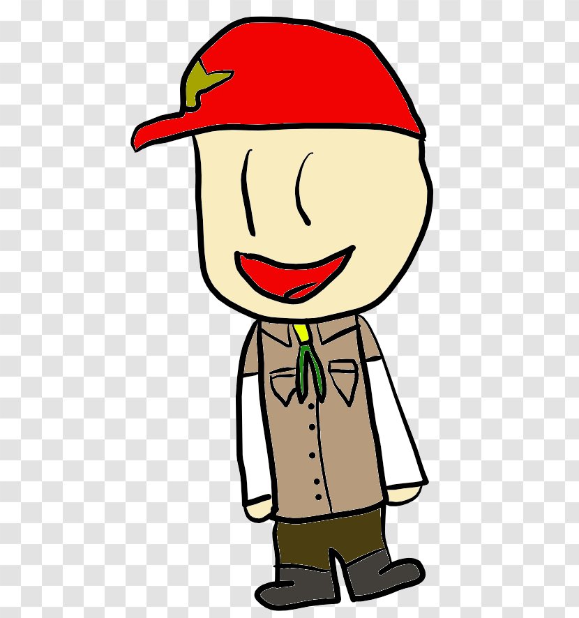 Clip Art Thumb Human Behavior Cartoon - Boy Scout Transparent PNG