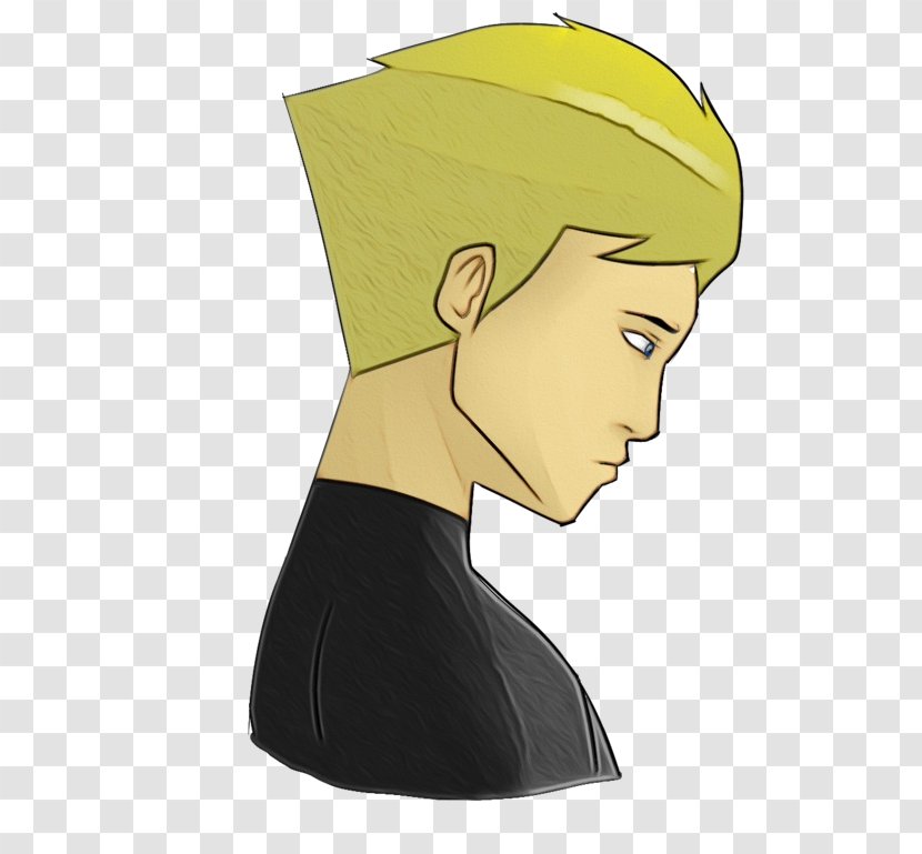 Watercolor Drawing - Head - Cap Fictional Character Transparent PNG