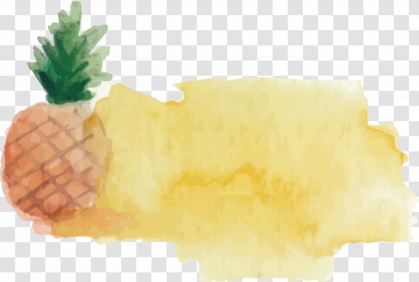 Pineapple Watercolor Painting - Brush Transparent PNG