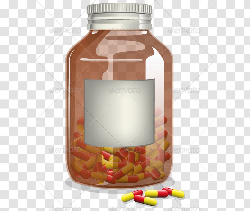 Glass Bottle Pharmaceutical Drug Flavor Medicine Transparent PNG
