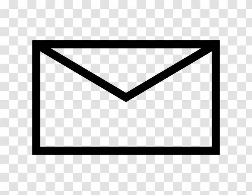 Customer Service Email Sales Information - Black - Envelope Mail Transparent PNG