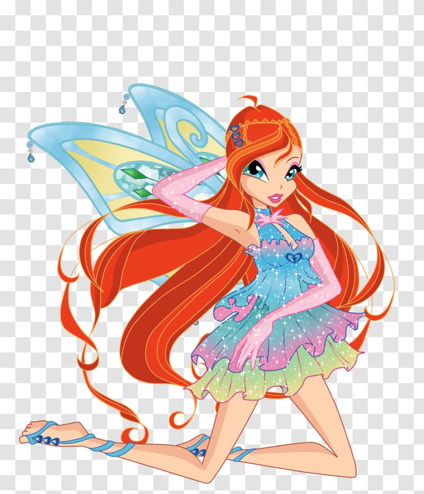 Bloom Flora Stella Fairy Art - Doll - Winx Club Believix In You Transparent PNG