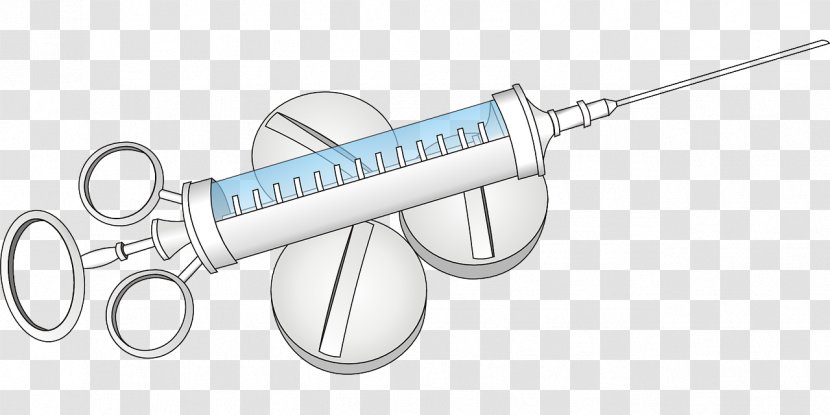 Syringe Hypodermic Needle Dentistry Clip Art - Medical Transparent PNG